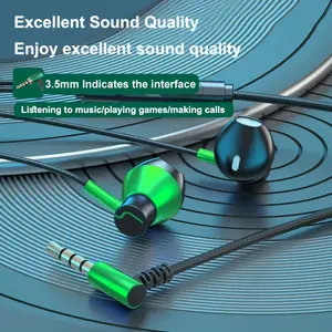 In-ear Wired Earphones with a 3.5mm Jack • Excellent Quality • Built-in Microphone • Semi-in-ear 3.5mm Jack Wired Earphones with Microphone • Suitable for Mobile Phones, Computers, Gaming, Karaoke • In-ear Wired Earphones with Microphone and Inline
