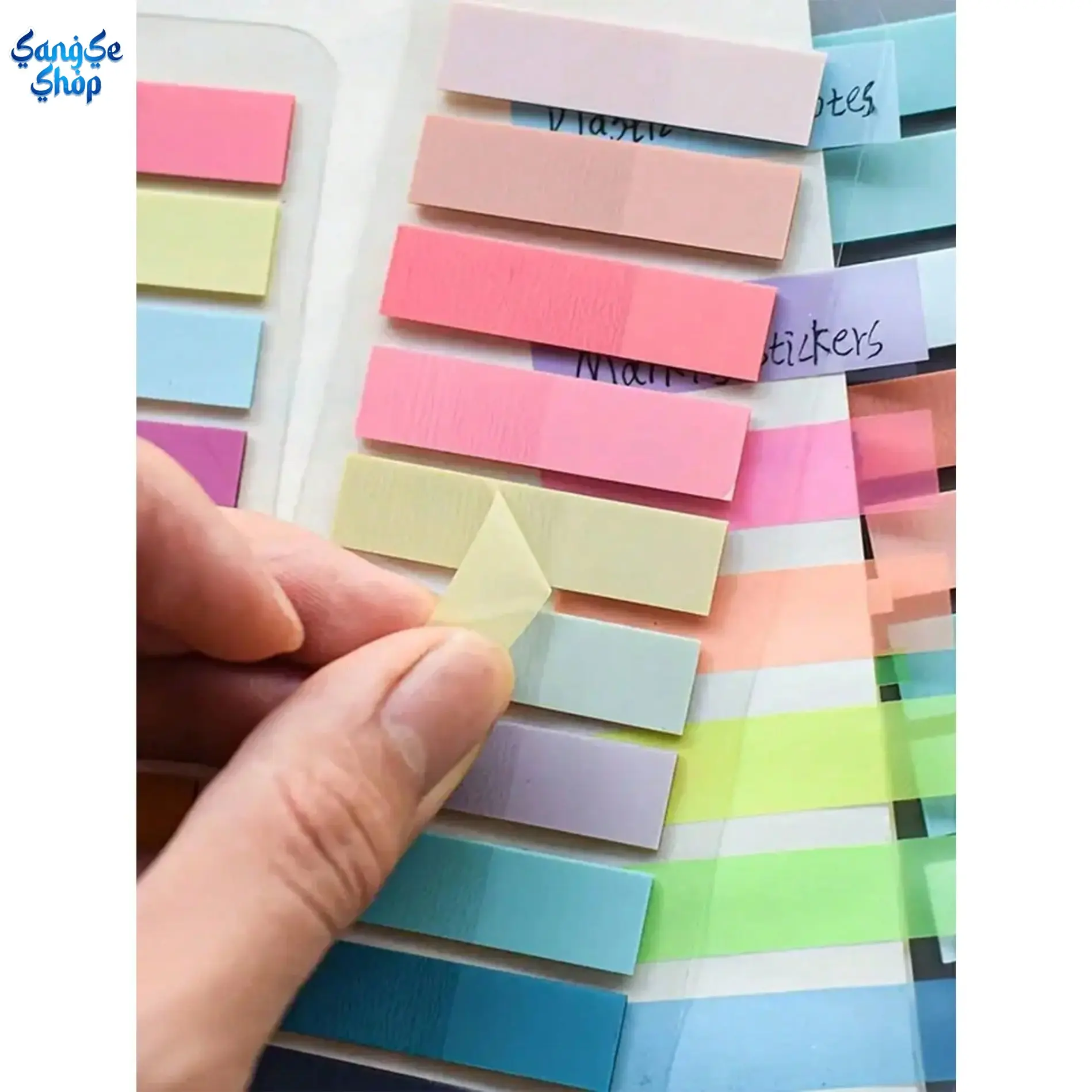 Multicolor Transparent Sticky Notes Tabs Set (600/1200PCS), Morandi Color-Coded Adhesive Index Labels, Self-Adhesive Page Markers for Books, Back to School Office Organization Supplies