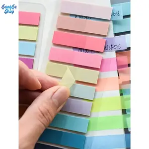 Transparent Sticky Notes Tabs Set (600/1200PCS), Morandi Color-Coded Adhesive Index Labels, Self-Adhesive Page Markers for Books & Notebooks, Study & Office Organization Supplies, Back to School Essentials, Book Annotation & Planning Accessories
