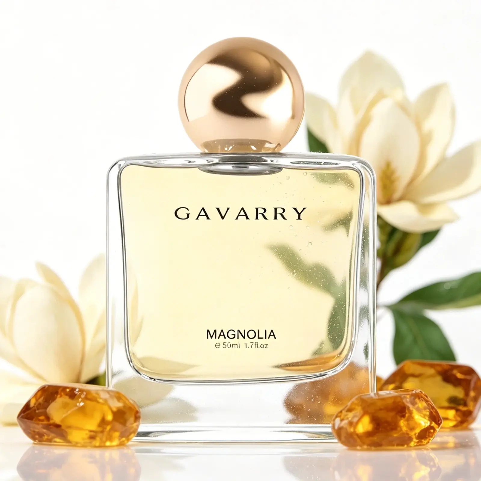 50ML Magnolia Body Pheromone Oil - Spray Subtle Essential Fragrance Oil, Bright Bergamot Scent, Fresh Floral Scented for Men and Women, Dating Traveling Home