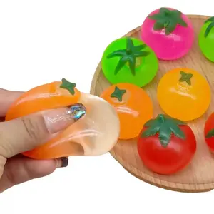 Tomato venting ball, squeezing and decompression venting ball, venting toy, creative prank toy