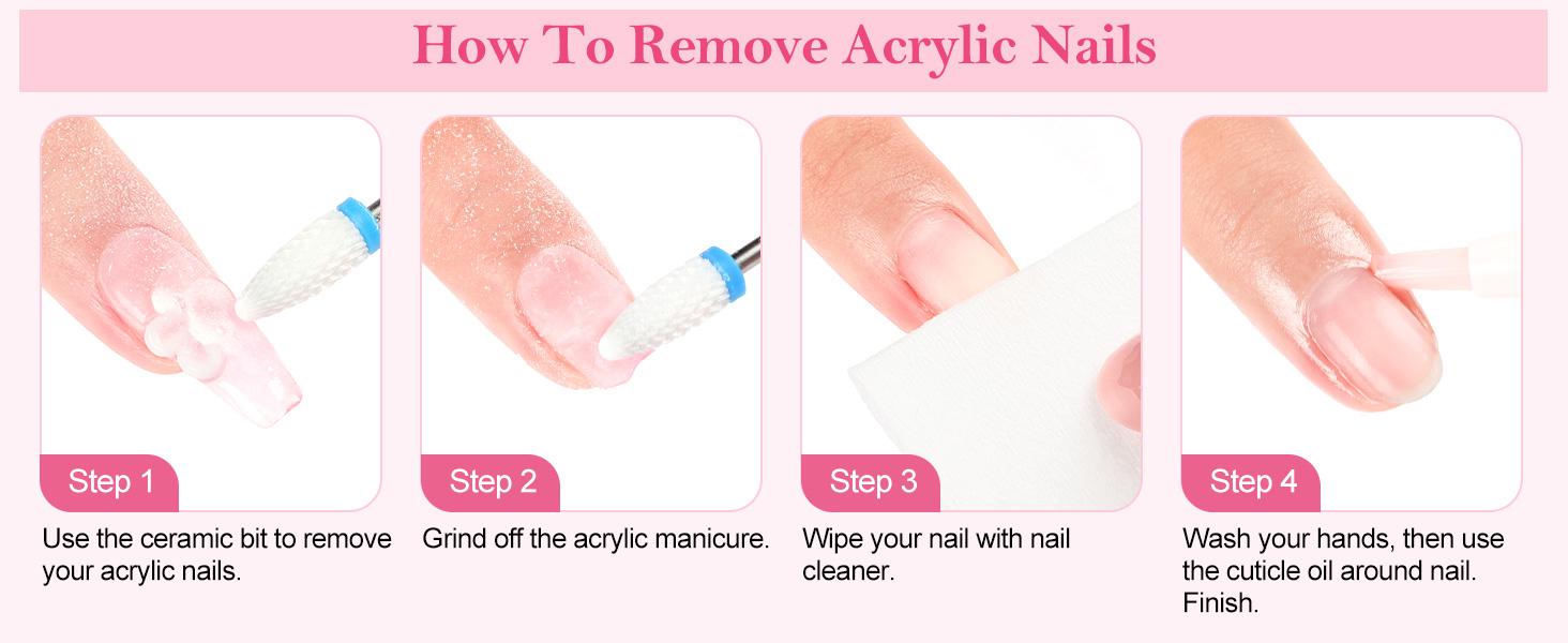 Acrylic Nail Kit for Beginners with Everything Professional Nails Kit Acrylic Set with Drill and U V Light Glitter Powder Decorations Rhinstones DIY Gifts for Women