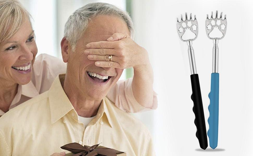 6 count Telescoping Back Scratcher - Bear Claw Back Scratchers - Portable Extendable Backscratcher with Rubber Handles in Black, Blue, Green, Purple, Red, Pink Color 6 count Telescoping Back Scratcher - Bear Claw Back Scratchers - Portable Extendable Backscratcher with Rubber Handles in Black, Blue, Green, Purple, Red, Pink Color
