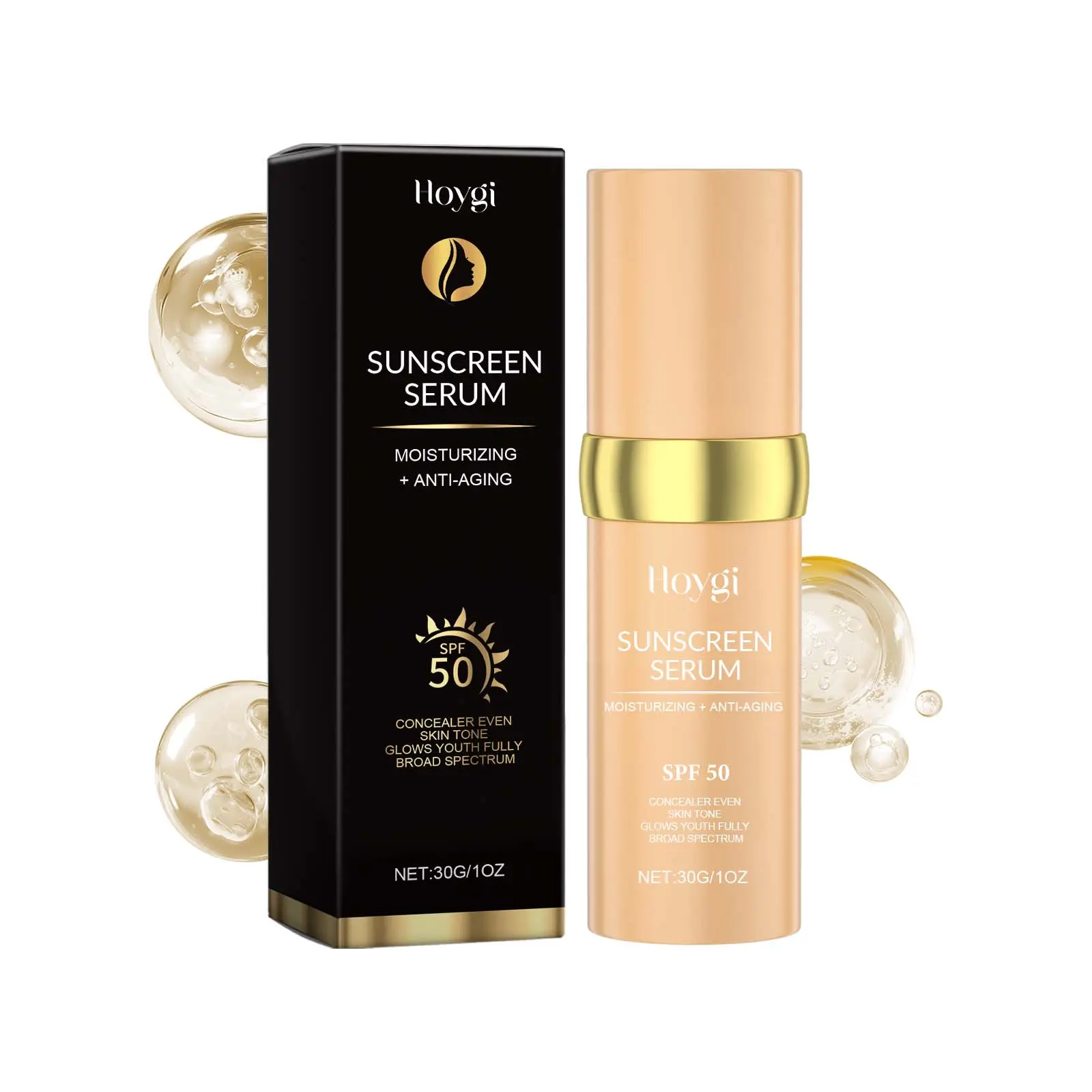 Hoygi Moisturizing Protective Concealer, Moisturizes The Skin For A Variety Of Skin Types, Brightening Concealer, Isolating Light And Natural