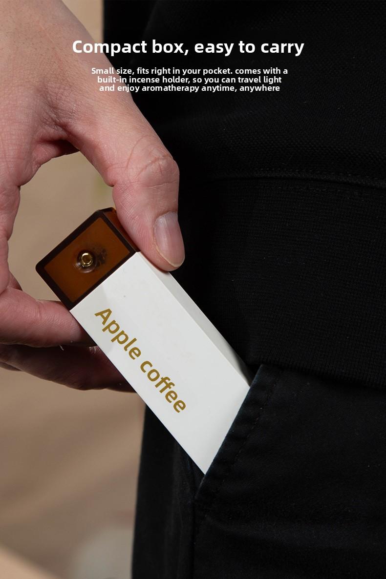 Portable Pocket Coffee Incense Sticks with Built-in Fragrance Jack for Home Business Travel Cafes Offices Compact Adorable Design【where can i buy this product tiktok shop】 aromatherapy