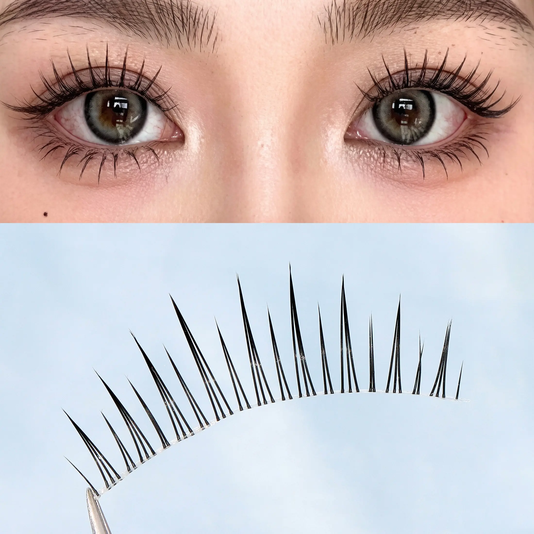5 Pairs Transparent False Eyelashes, Natural Fine Lashes, Eye Enlargement, Suitable for Various Occasions, Eyelash Strips, Fake Lashes