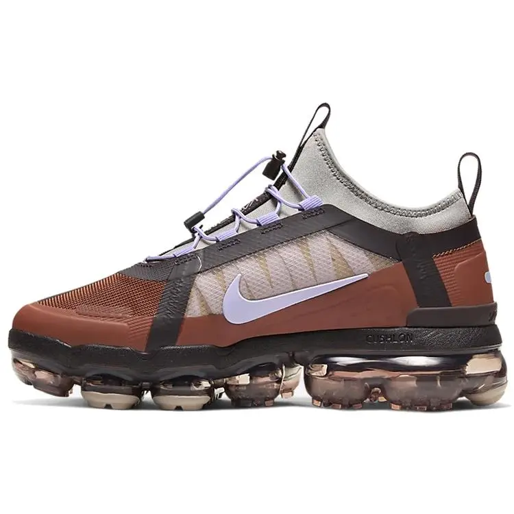 Nike VaporMax 2019 Air Utility Women's Low-Top Casual Running Shoes – Comfortable and Versatile Gray-Brown Verifiable, with credentials and supporting global authentication
