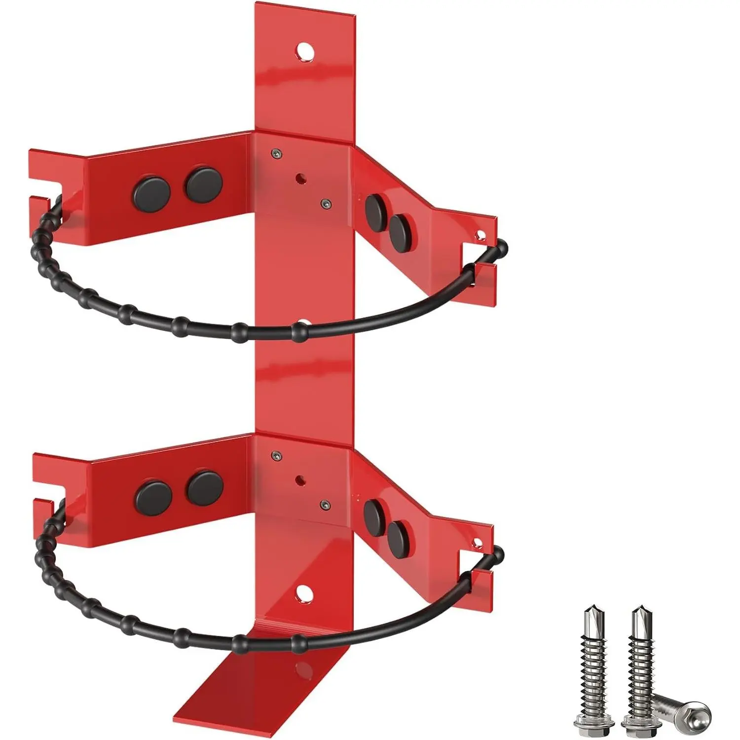 Fire Extinguisher Mount Bracket Universal Fit for 2.5&5lb Extinguishers Heavy Duty Easy Installation Ideal for Home Truck RV Vehicle Boat Marine Commercial Use Durable Holder