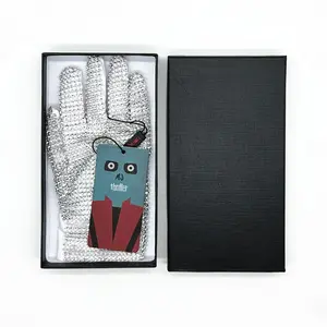 Michael Jackson Silver Gloves for Kids Boys Grils- Halloween Christmas Sparkle 6-12 Years
