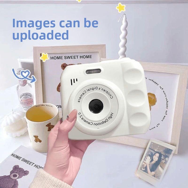 HD Dual Lens Cute Digital Camera Instant Photo Camera for Students Campus Use Photo Video Phone Transfer