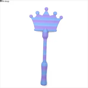 3D Printed Crown Magic Wand Tap To Pay Card Holder NFC Contactless RFID Payment Clip Cute Princess Portable Quick Checkout Gadget
