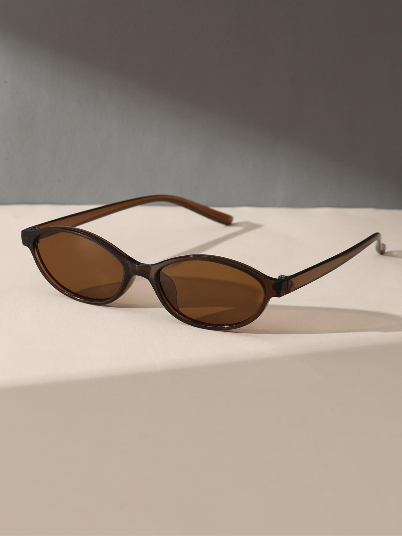 Women's Leopard Pattern Sunglasses, Trendy Casual Oval Frame for Everyday Use, Fashion Accessories for Outdoor Activities, Classic Oval Sunglasses