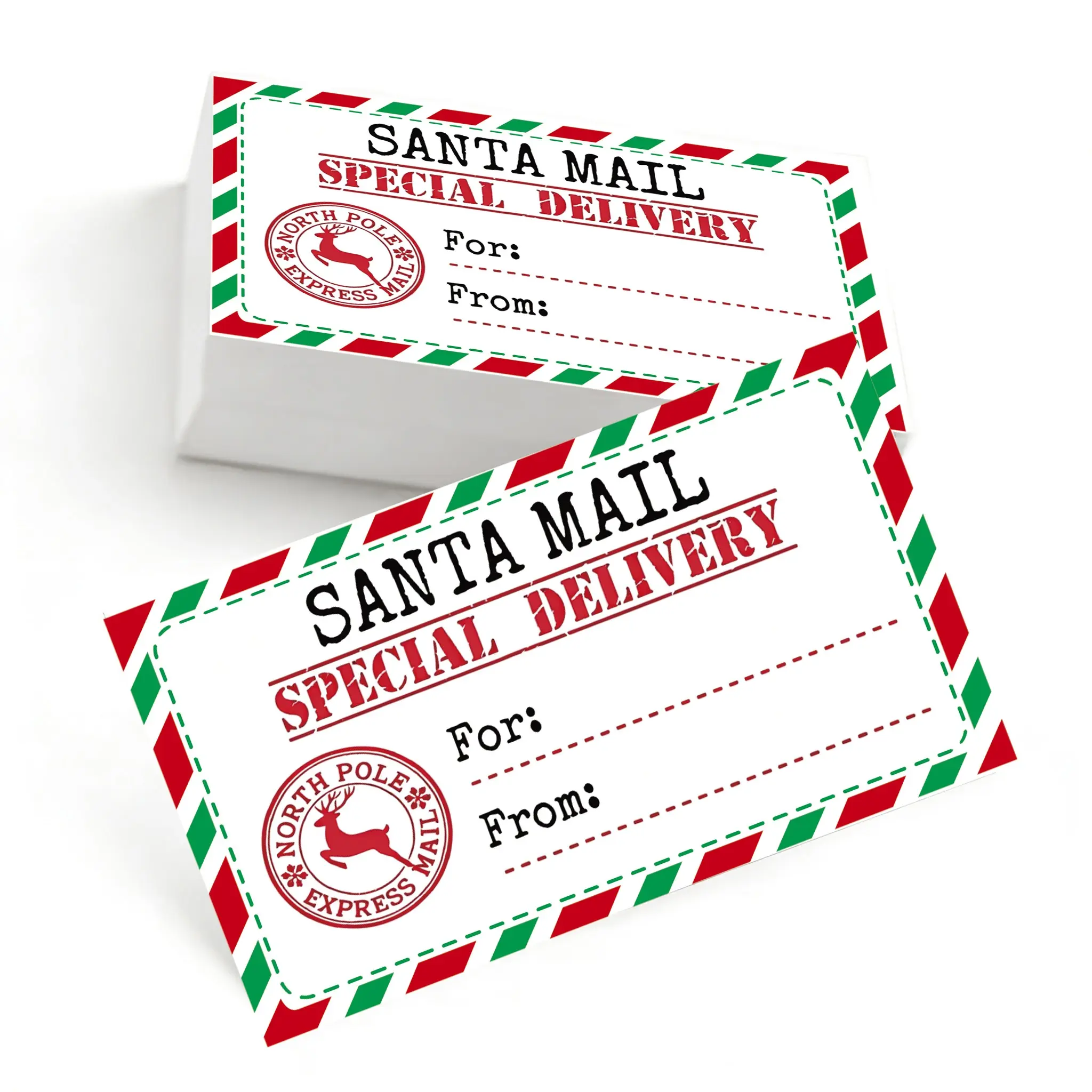 50pcs Christmas Gift Tags, Holiday Labels for Gift Wrapping, Handicrafts, Perfect Choice for Santa's Christmas Gifts, Festive Card Set