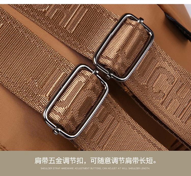 Nylon bucket bag, niche high-end large-capacity commuter tote bag, shoulder bag, multifunctional backpack