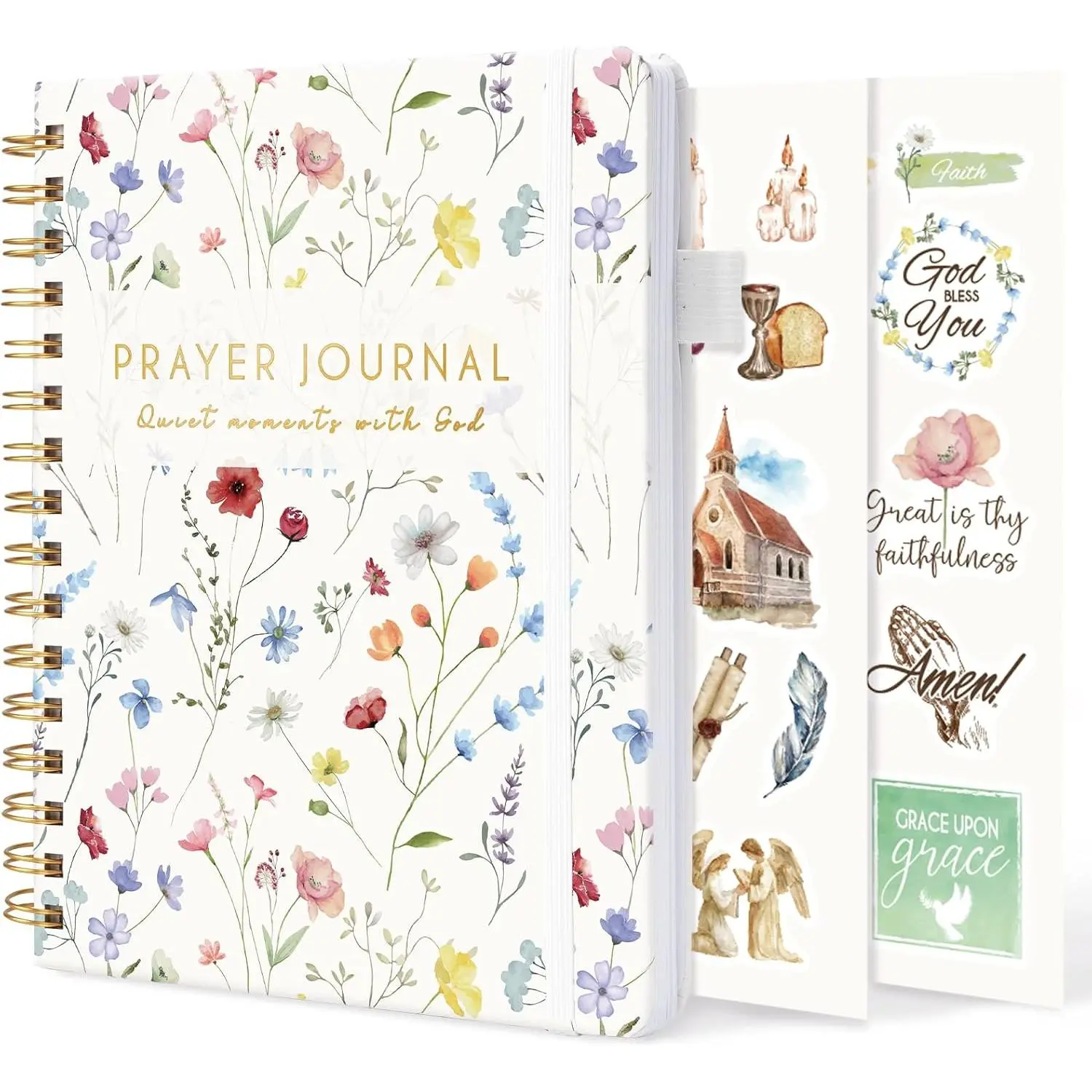 Prayer Journal for Women -  Journal with Scripture Verses, 12 Weeks Guided Devotional Planner, Faith & Christian Notebook for  Study, Note Taking & Prayer , Birthday Gifts