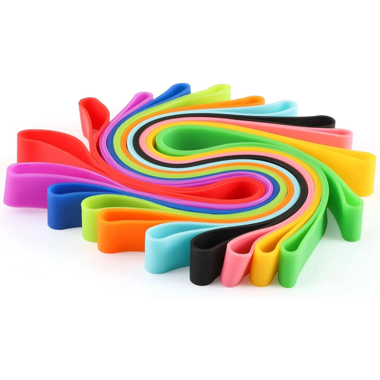 10 count Towel Bands  Beach Towel Clips, Large Rubber Bands Stretchable Towel Bands for Beach Chairs Cruise Accessories (0.7×12Inch)