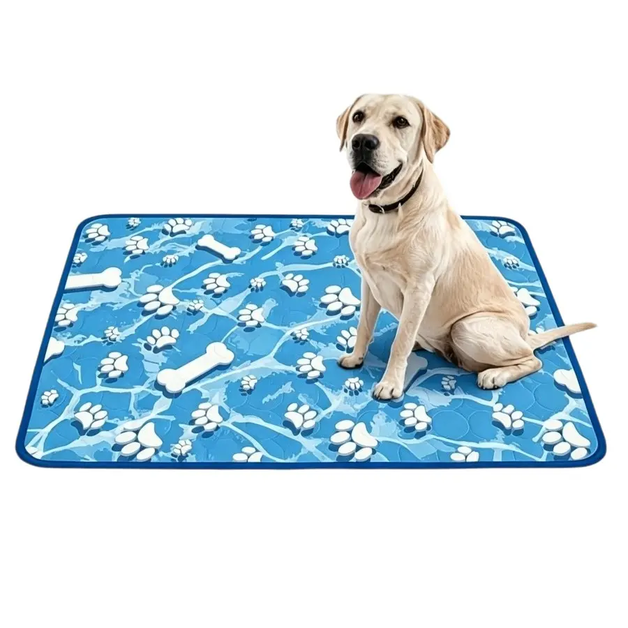 Cooling Mat for Large Dogs and Cats, All-Season Pet Cooling Mat, Washable, Reusable and Versatile, Suitable for Dog Beds, Cat Beds, Dog Houses, Crates, Car Seats