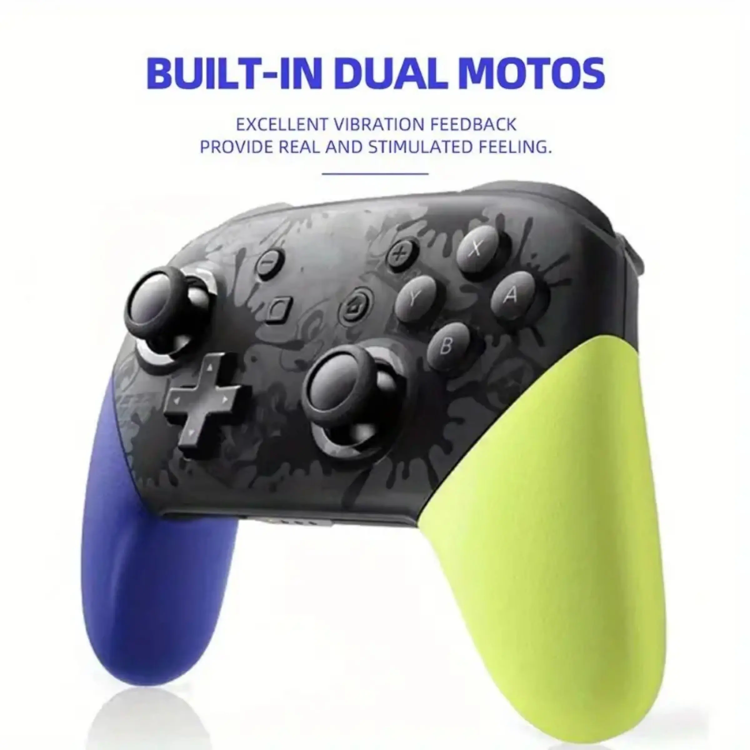 Joy Pad Switch Pro Controller, Compatible with Switch/oled/lite, Wireless Joystick, Haptic Feedback, Immersive Vibration