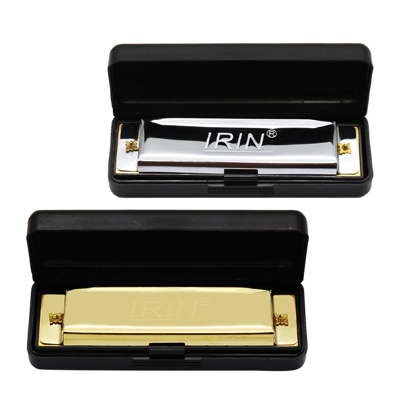 10 Hole 20 Tone Harmonica for Beginners, Easy to Play Musical Instrument for Blues, Folk and Pop Music Practice at Home or School, Professional Harmonica with Protective Gift Box