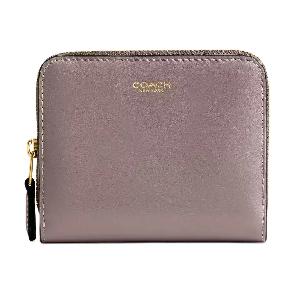 Coach Billfold Wallet for Women in Gray Calfskin with Signature Logo