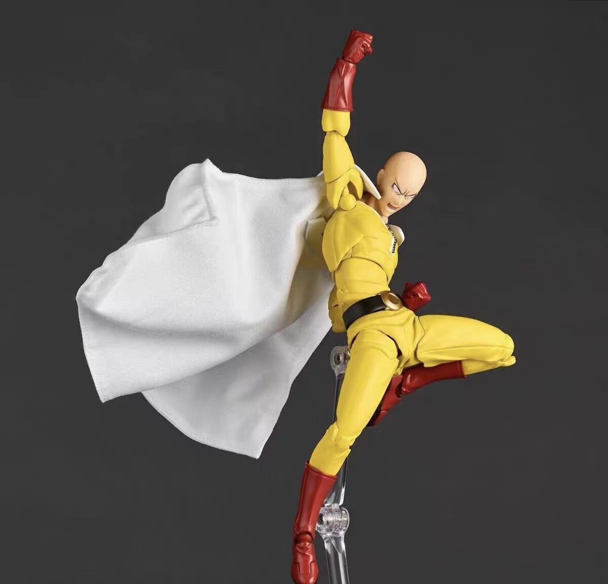 Original Kaiyodo One Punch Man Articulated Action Figure Model Toys Saitama Amazing Yamaguchi Revoltech Saitama Anime Collection