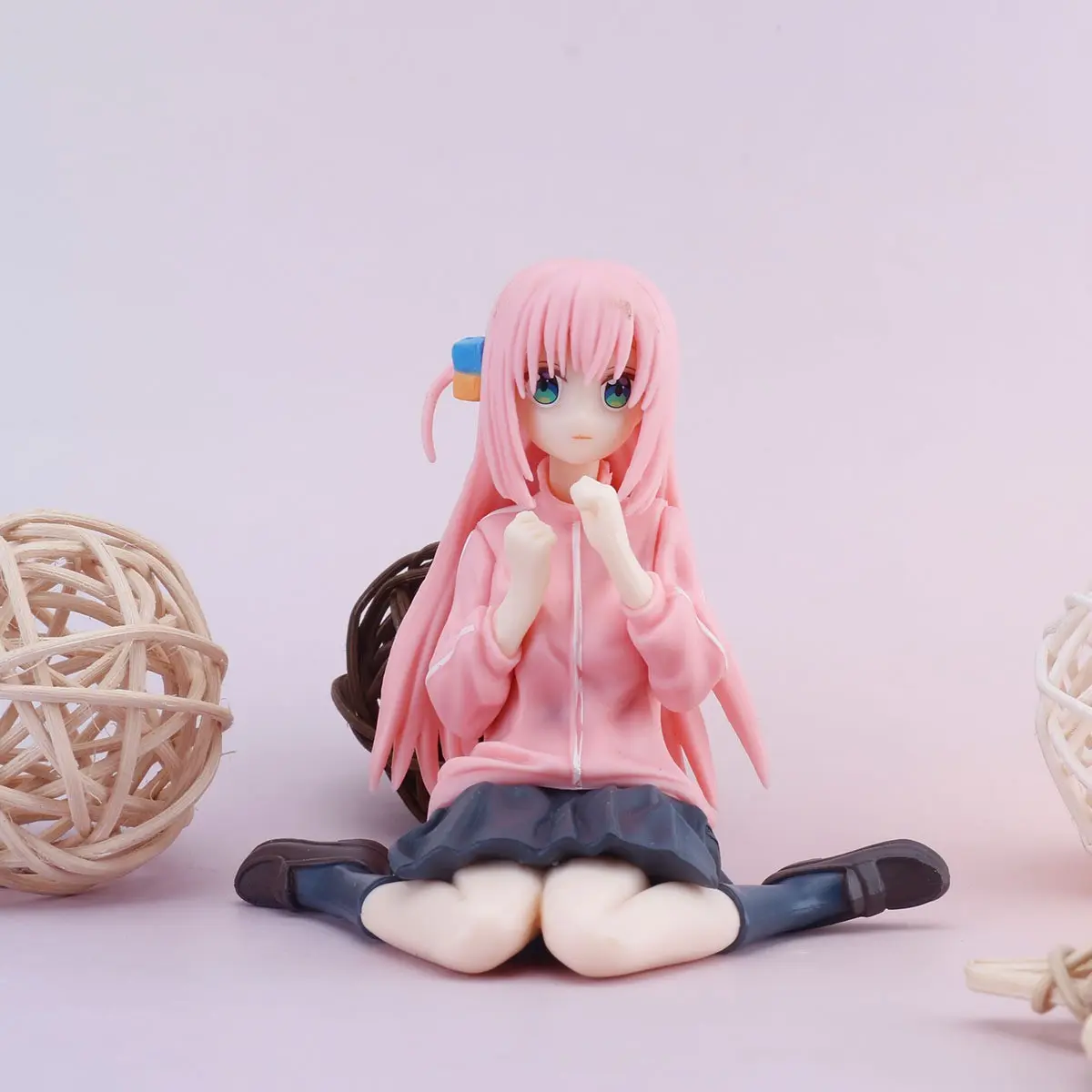 Lonely Rock Aftertreatment Ichiriko Desktop Box Car Ornament, Anime Girl Handmade Model, Secondary Dimensional Beauty Figure, Anime Figures