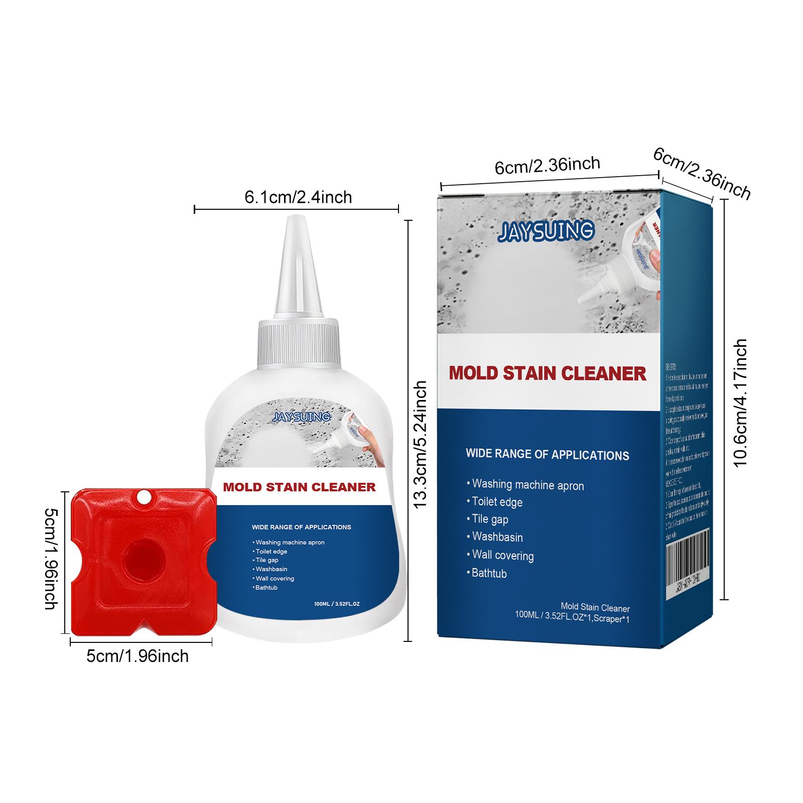 Jaysuing Mildew Removal Gel Clean Kitchen Bathroom Tile Moldy Walls Refrigerator Stain Removal Gel