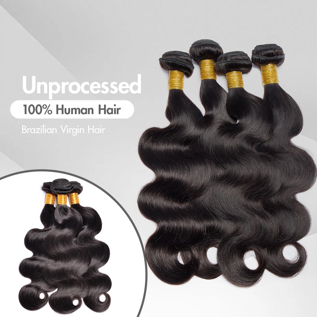 Body Wave Human Hair Bundles Hair Extensions 100g/PC Natural Hair Weaving Bundles 100% Unprocessed Remy Virgin Human Hair Weft Soft Natural Wavy Sew In Hair Bundles Natural Black Body Wave Human Hair Bundles Hair Extensions 100g/PC Natural Hair Weaving Bundles 100% Unprocessed Remy Virgin Human Hair Weft Soft Natural Wavy Sew In Hair Bundles Natural Black