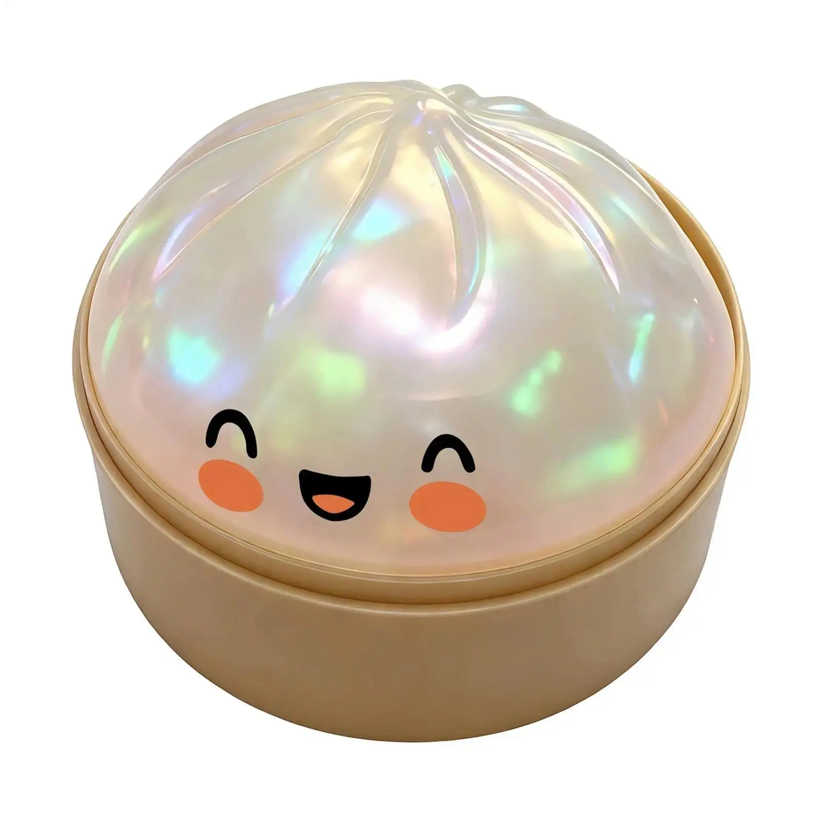 Giant Glitter Rainbow Dumpling Sensory Squeeze Ball - 1x Stress Relief Toy, Compact and Travel-Friendly, for Adults, Enhances Mood-Boosting Play & Calming Experience, Ideal for Sensory Activities, 1X Squeeze Toy, Family Outings