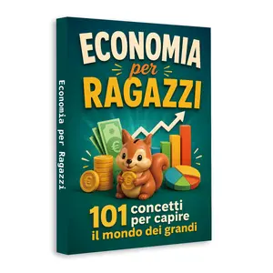Kids Money and Economics Book in Italian: 101 Easy Lessons for Children to Learn Saving, Spending, Business, Prices, Jobs, and Real Life Thinking