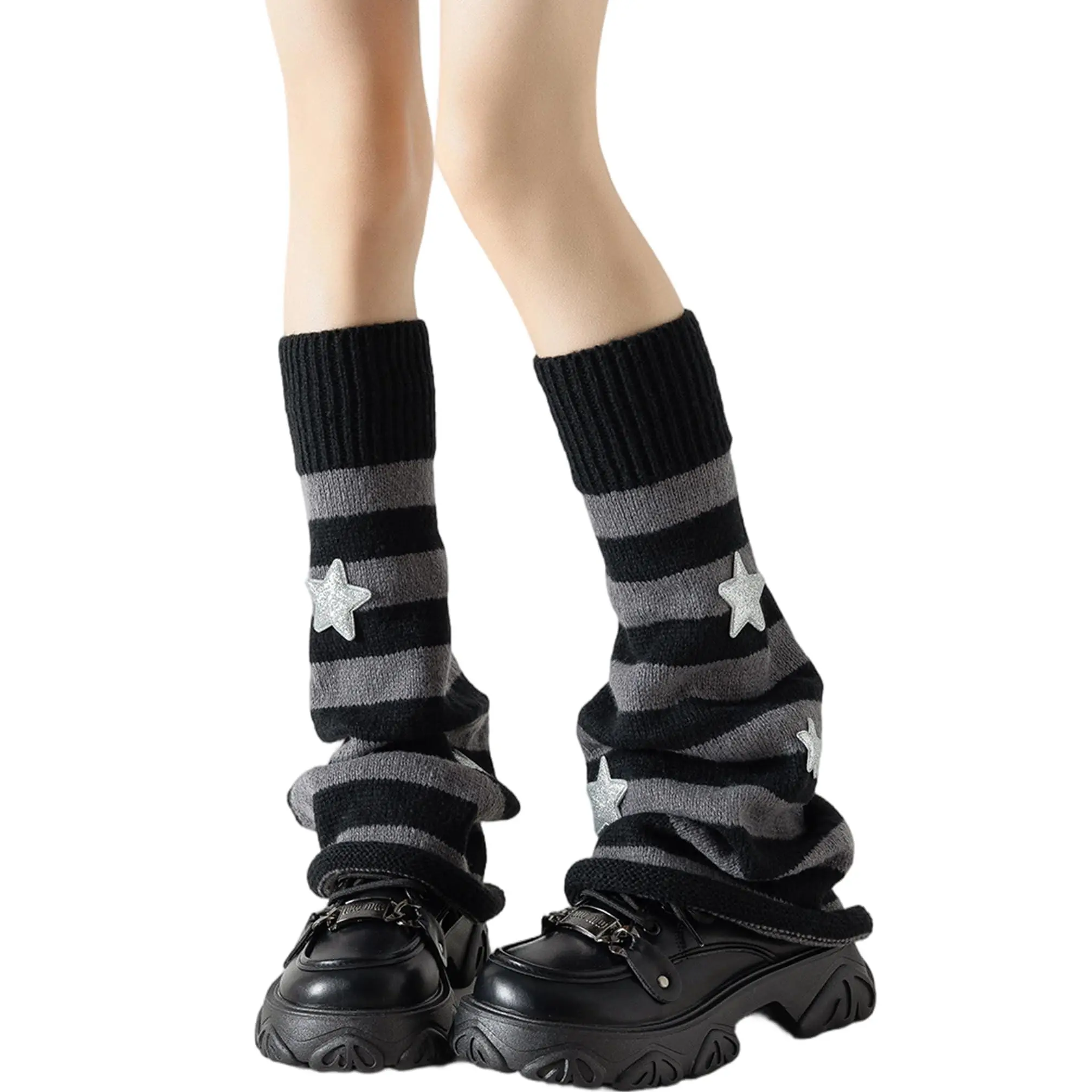 Leg Gray-black Stripes