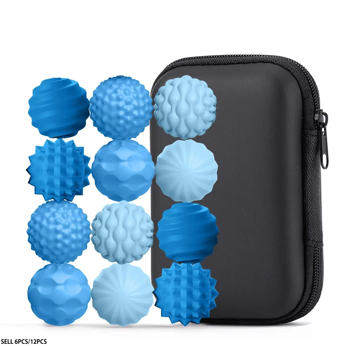 Magnetic Sensory Fidget Balls 6PCS/12PCS Weighted Magnet Balls Fidget Toys For Teens Adult ADHD Autism Anxiety, Quiet Stress Relief Office Desk Gadgets, Hand Therapy Sensory Toy Items Gift