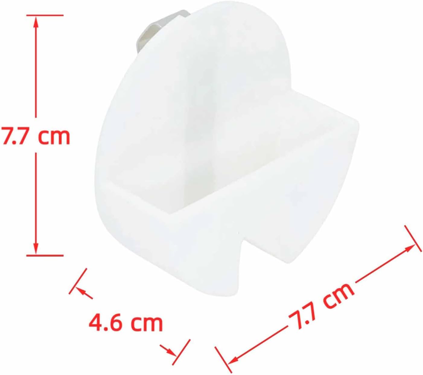 Universal Car Visor Dip Can Holder - Clip-On Organizer for Standard Round Cans, Nicotine Pouches| Compact, Durable Design| Perfect for Cars, Trucks, SUVs (Black/Blue/Red)