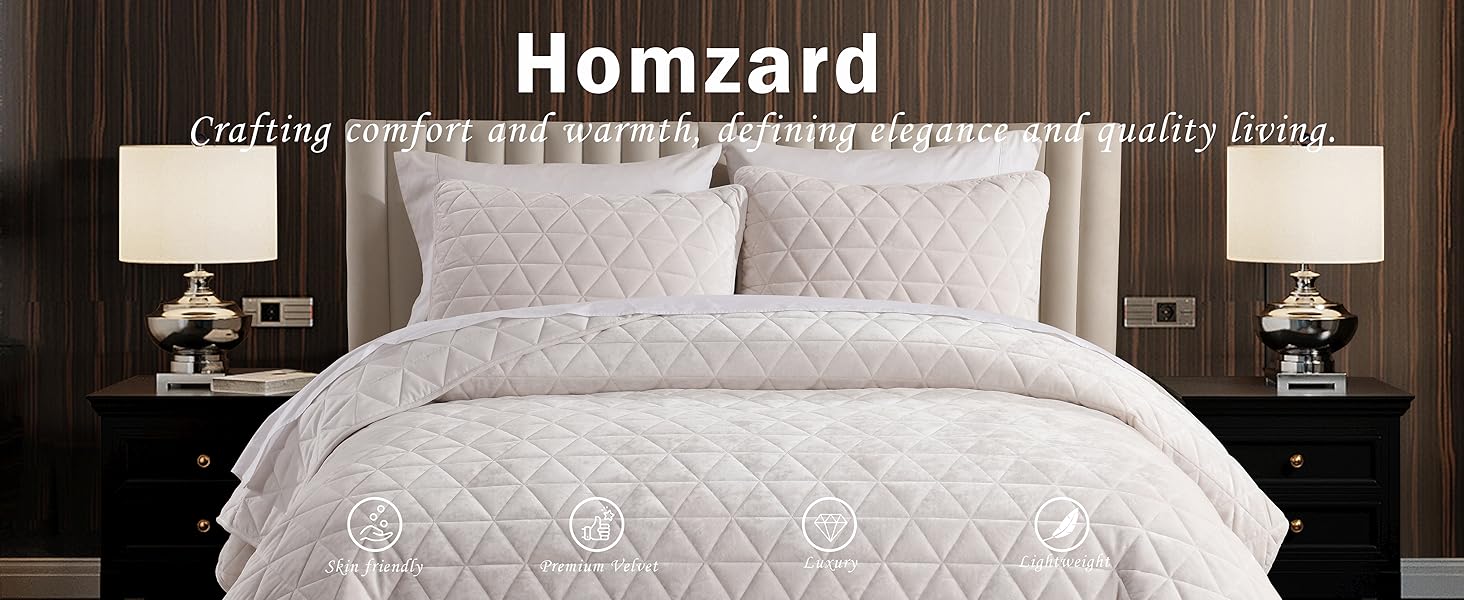 Velvet Set Queen Size Bedding Set, Cream White Velvet Comforter, Luxury Bedspreads Queen Size, Cream White Bedding,Soft Lightweight for All Season
