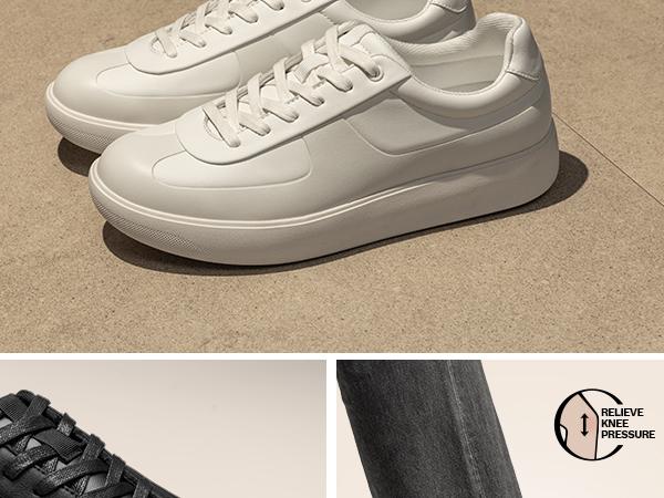 Bruno Marc Men's Dress Sneakers Business Casual Shoes for Men Lace Up Slip-Resistant Fashion Sneakers