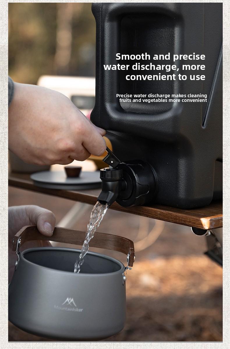 Outdoor camping household water storage bucket with faucet car self-driving tour water storage tank water storage large plastic bucket