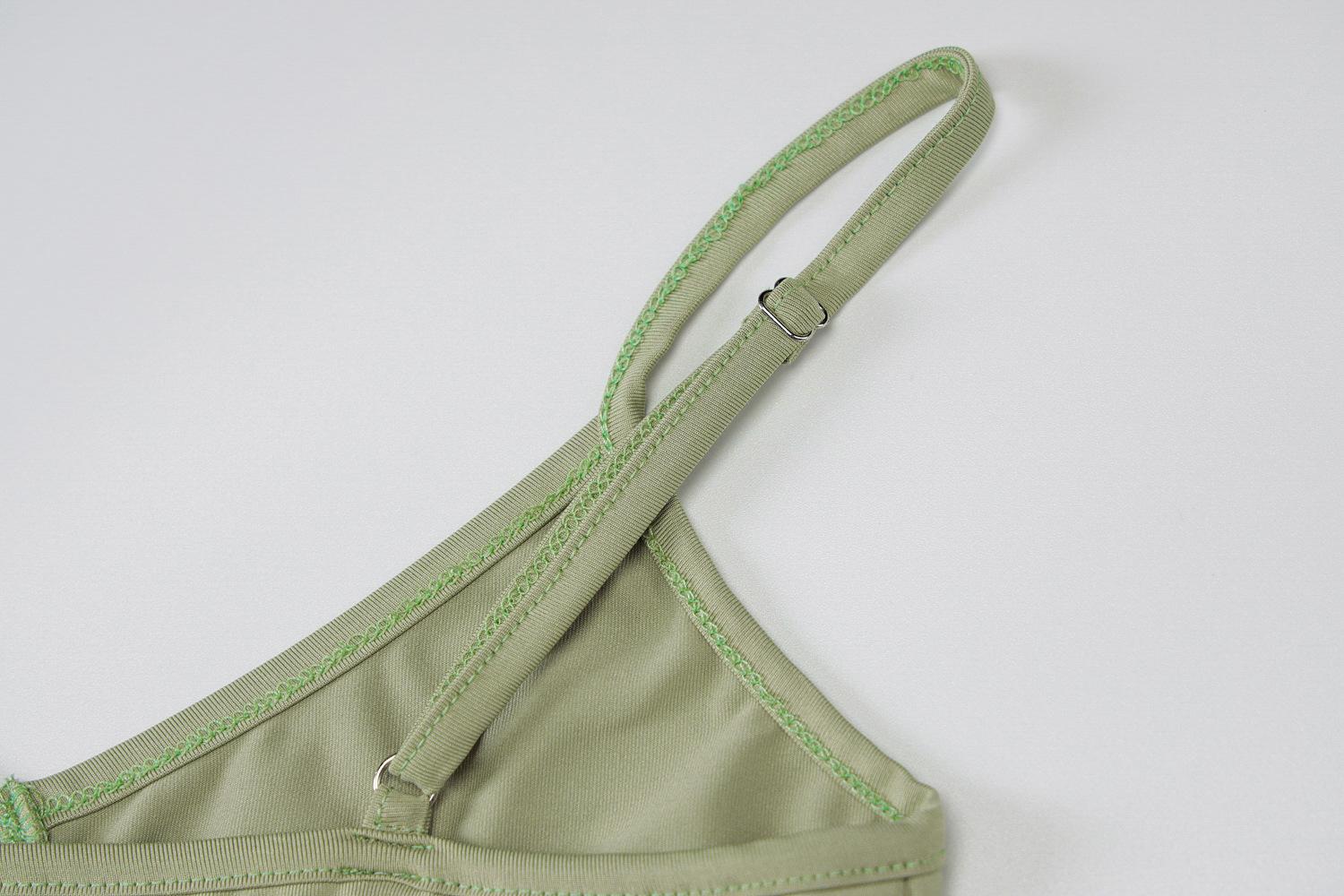 Women's Plain Cut Out O-ring Crop Cami Top, Streetwear Solid Adjustable Spaghetti Strap Backless Top for Nightclub Music Festival, Ladies Clothes for Summer, Valentine's Day Gift for Girl