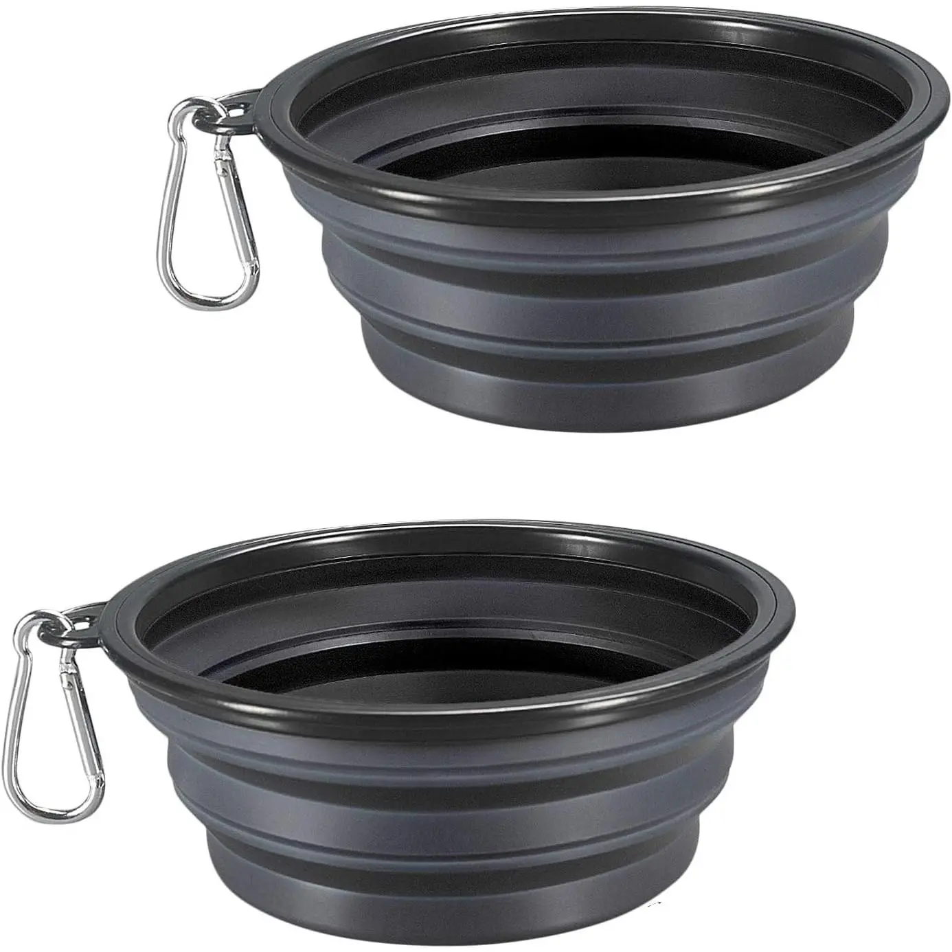 Collapsible  Bowls, 2-Pack Foldable Bowls for  | Expandable Cup Dish for   Hiking  Water Feeding  Travel Bowl