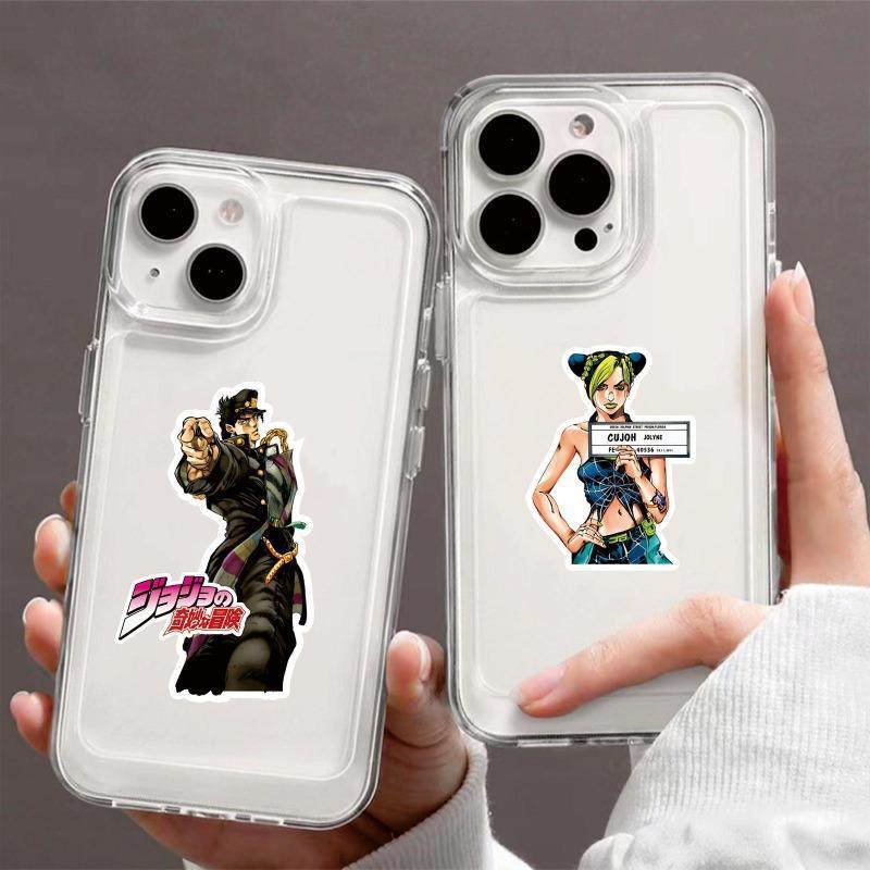 82PCS Kujo Jotaro Anime Stickers JoJo Bizarre Adventure Sticker Higashikata Josuke Bruno Buccellati Cartoon Decals