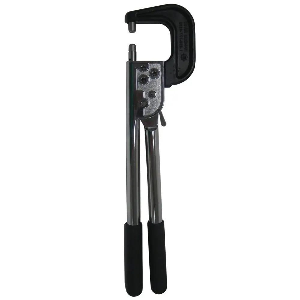 Hand Rivet Squeezer  Solid and Tubular Rivets with 2" Reach and 2" Gap. Will Set Rivets up to 1-3/4" Long. Also Includes 2 Flush Squeezer Dies.