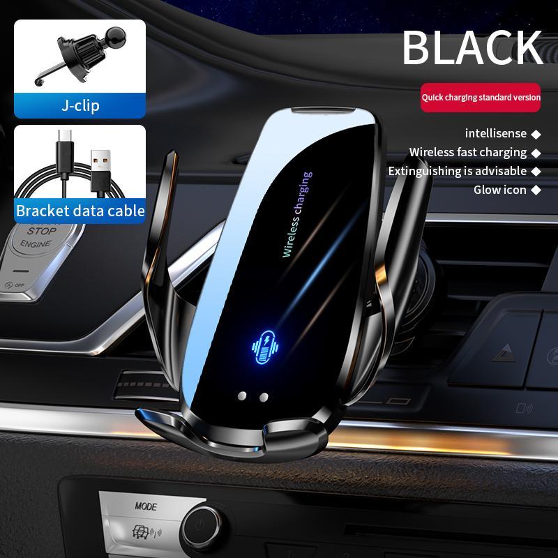 15W Wireless Car Charger, Wireless Fast Charging, Car Mobile Phone Magnetic Charging Holder, Auto Phone Wireless Charging Stand, Phone Accessories