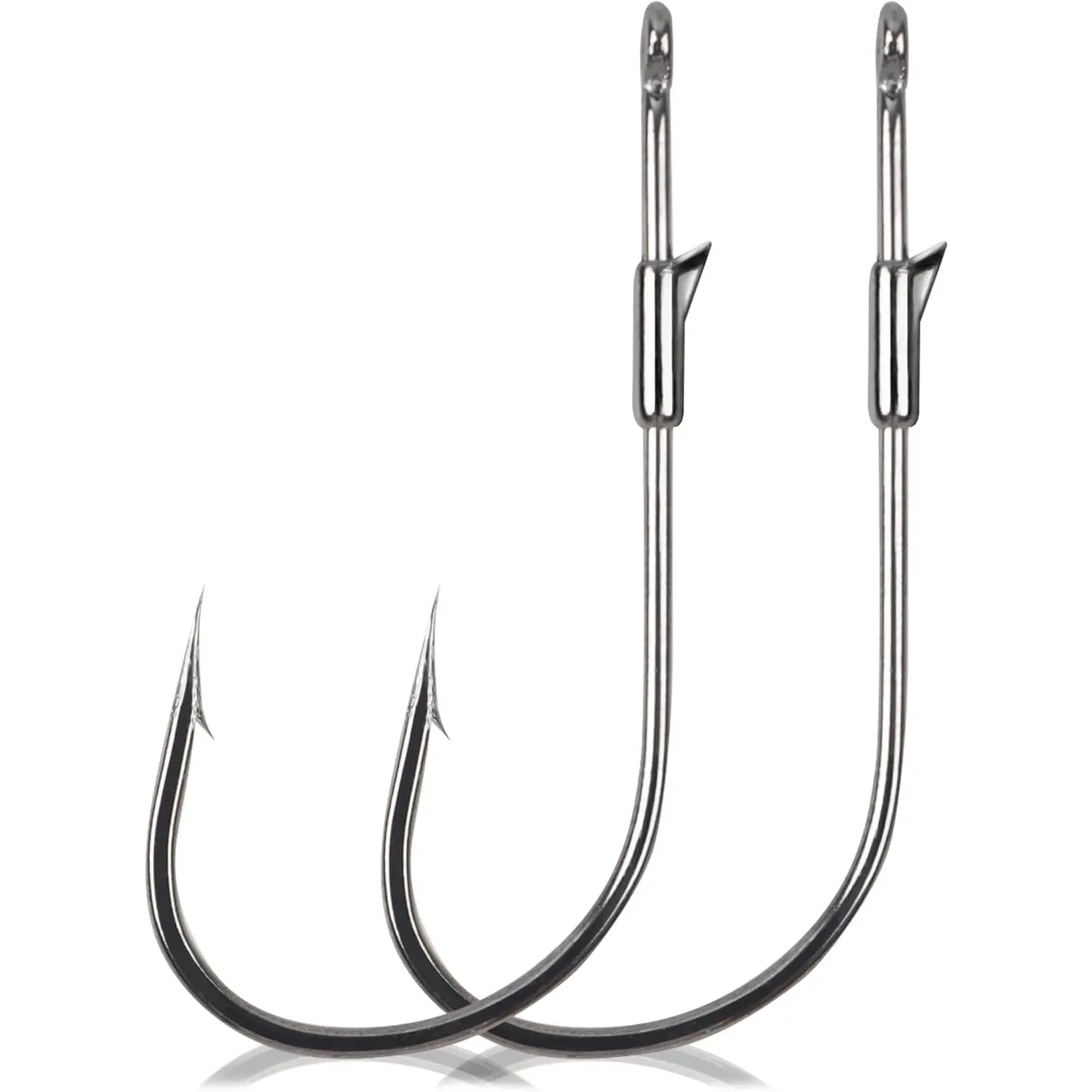 10/20Pcs Professional  Heavy Cover Flipping Worm Hooks, Texas  Drop Shot  Hooks Size 4/0