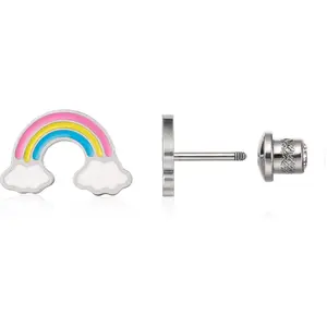 Limerencia Hypoallergenic G23 Implant Grade Titanium Screw Back Earrings Tragus 20G Helix F136 Piercing Post for Sensitive Ears Cartilage