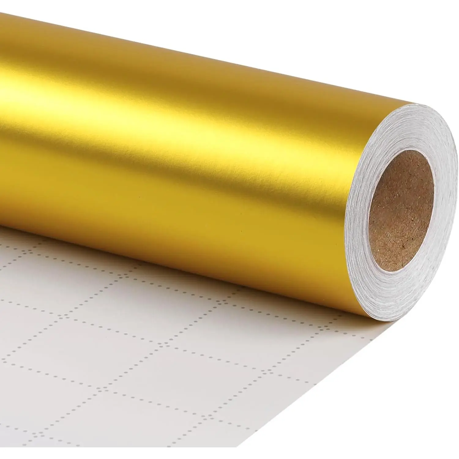 Christmas Wrapping Paper, Solid Color Matte Metal  Paper Roll - 17 Inch x 33 ,  Wrapping Paper for Xmas, Wedding, Birthday, Holiday Party