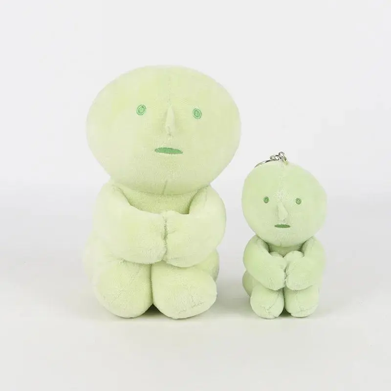 New Anime Smiski Plush Toy Cartoon Soft Stuffed Animal Plushies Cute Smiski Keychain Pendant Doll Birthday Gift for Kids