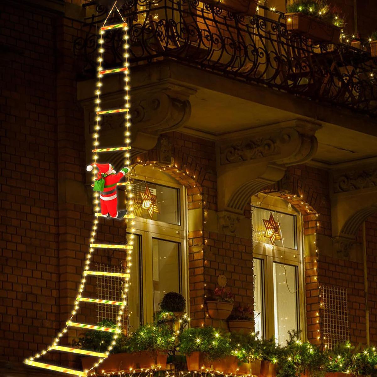 USB Powered LED Christmas Decorative Light, Santa Claus Design Christmas Decoration Light, Novelty Lighting for Indoor Outdoor, Window, Garden, Home, Wall, Tree