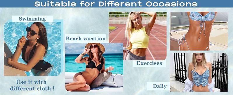 ZELORES 10 Pieces Of 14G Belly Button Ring Stainless Steel Opal CZ Navel Piercing Belly Rings for Women Clicker Dangle Belly Button Piercing Jewelry Silver Gold