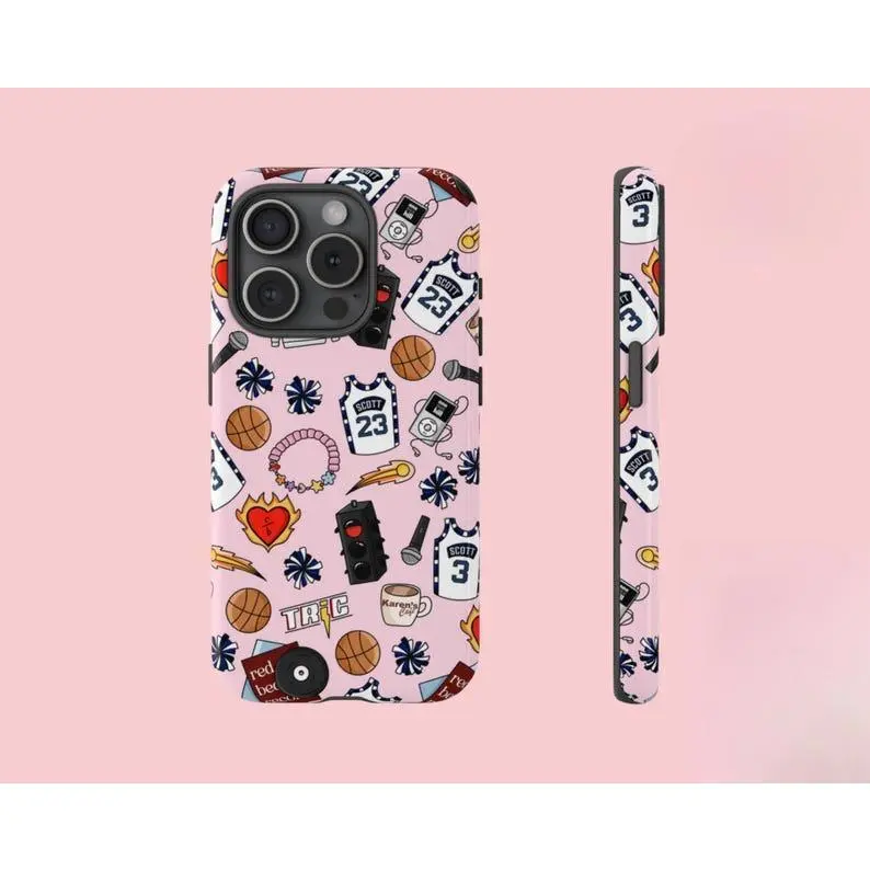 Pink One Tree Hill Cell Phone Case for iPhone 17 16 15 14 13 12 11 Air ProMax Plus| Double Layer, Impact Resistant