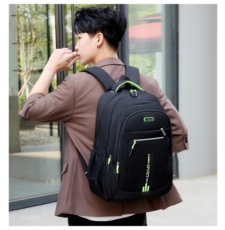 Multifunctional backpack, men's large-capacity business laptop backpack, travel bag, trendy student schoolbag, commuter bag