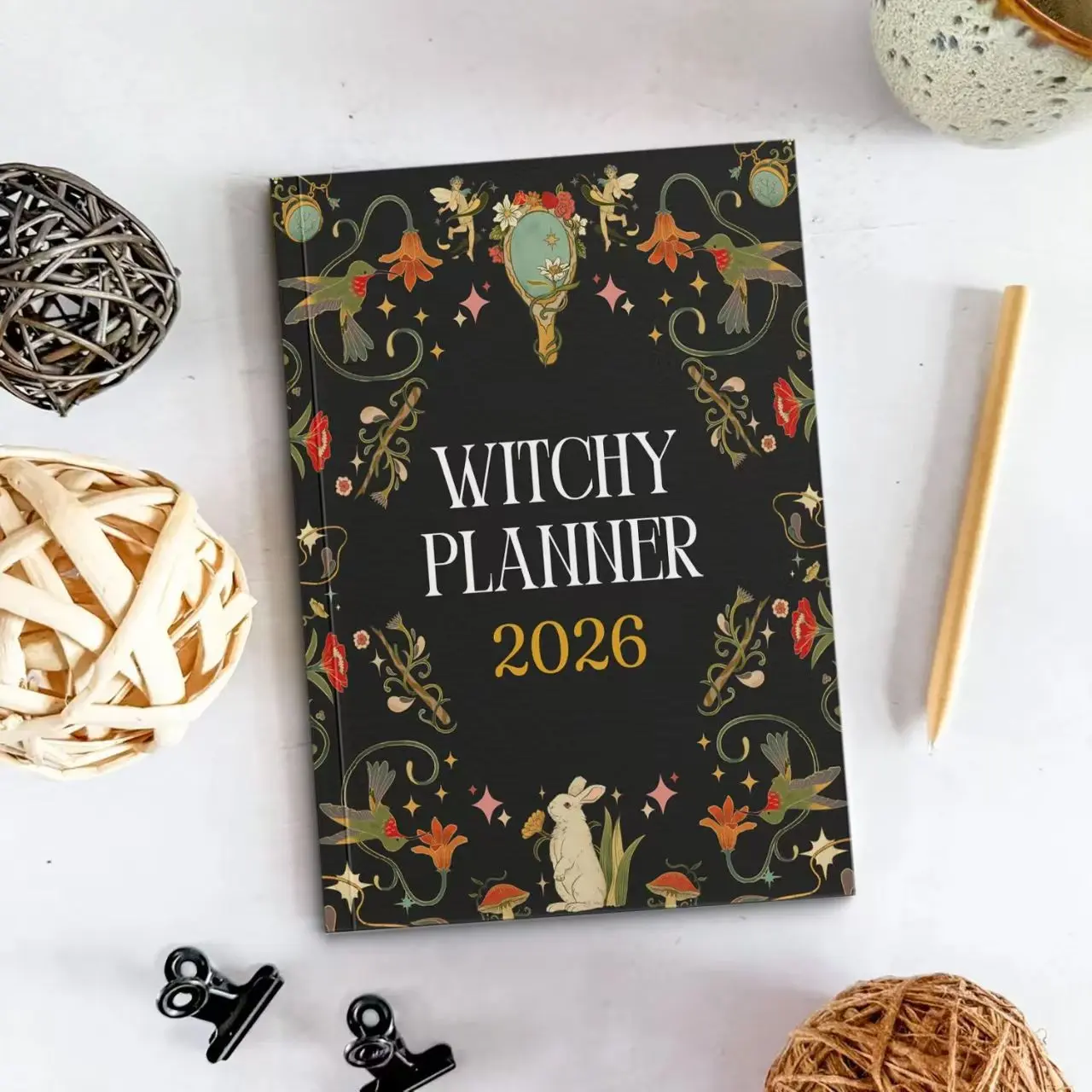2026 Magic Planning Journal, Zodiac Moon Phase Planner, Witchy Planner for 2026, Unique Design, Perfect for Organizing Your Life